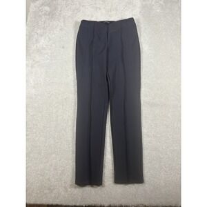 Lafayette 148 New York Women's Navy Gramercy Stretch Pants Size 8 Sleek